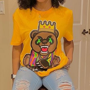 Exotic Grizzly BAWS Sneaker Shirt Jordan 5s WTF